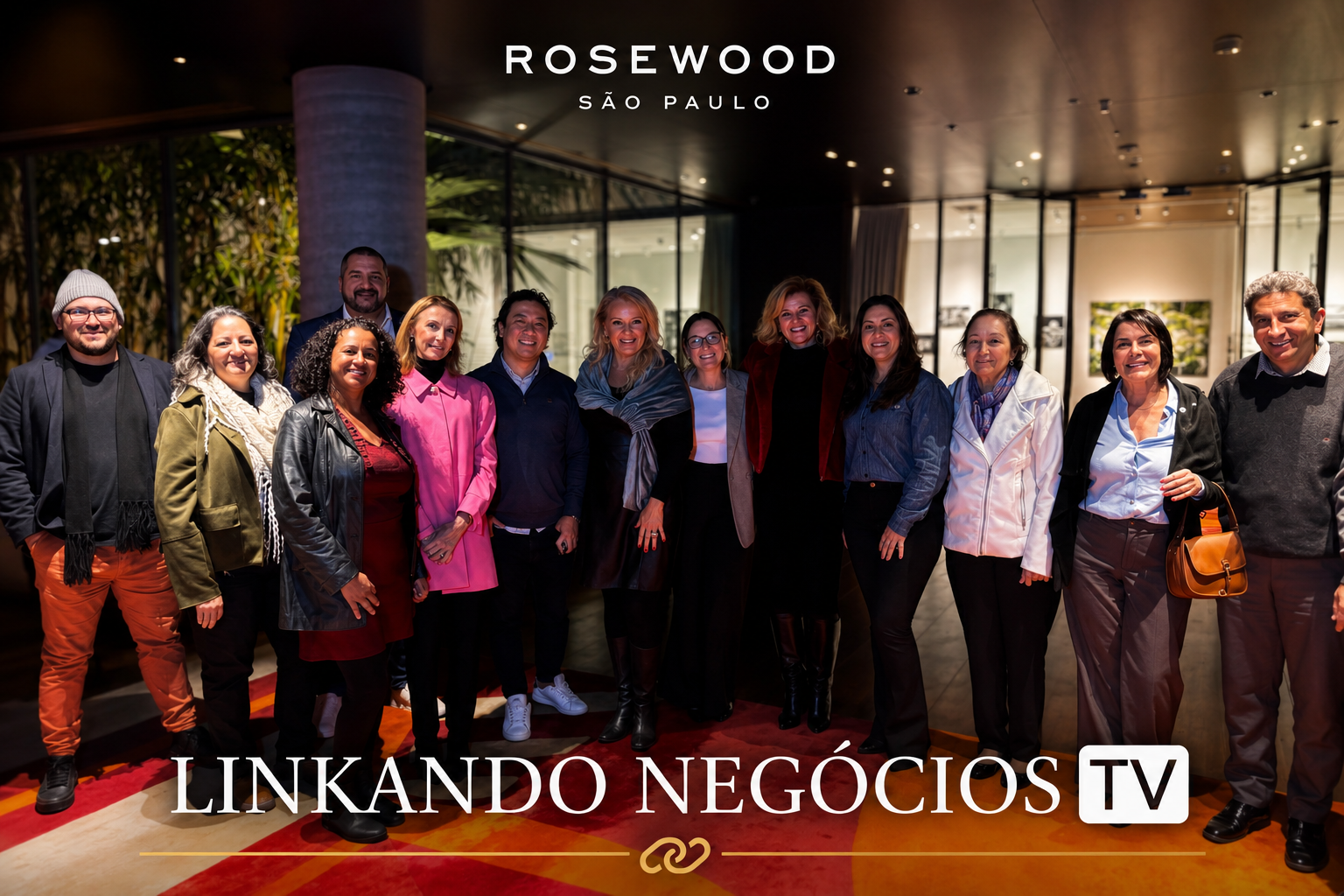 Linkando Negócios TV transforma gravação no Rosewood São Paulo em rodada de negócios