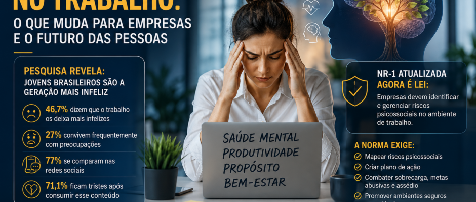 NR-1 e Felicidade no Trabalho: o que muda para empresas em 2026