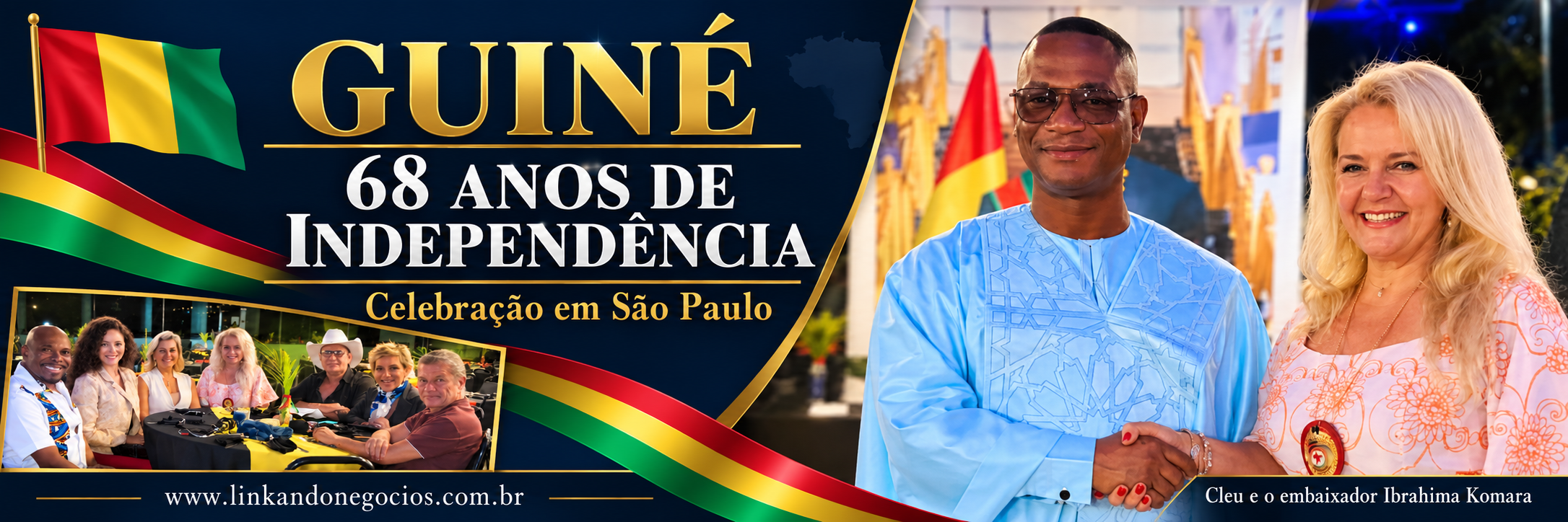 68 anos Independencia da República da Guiné