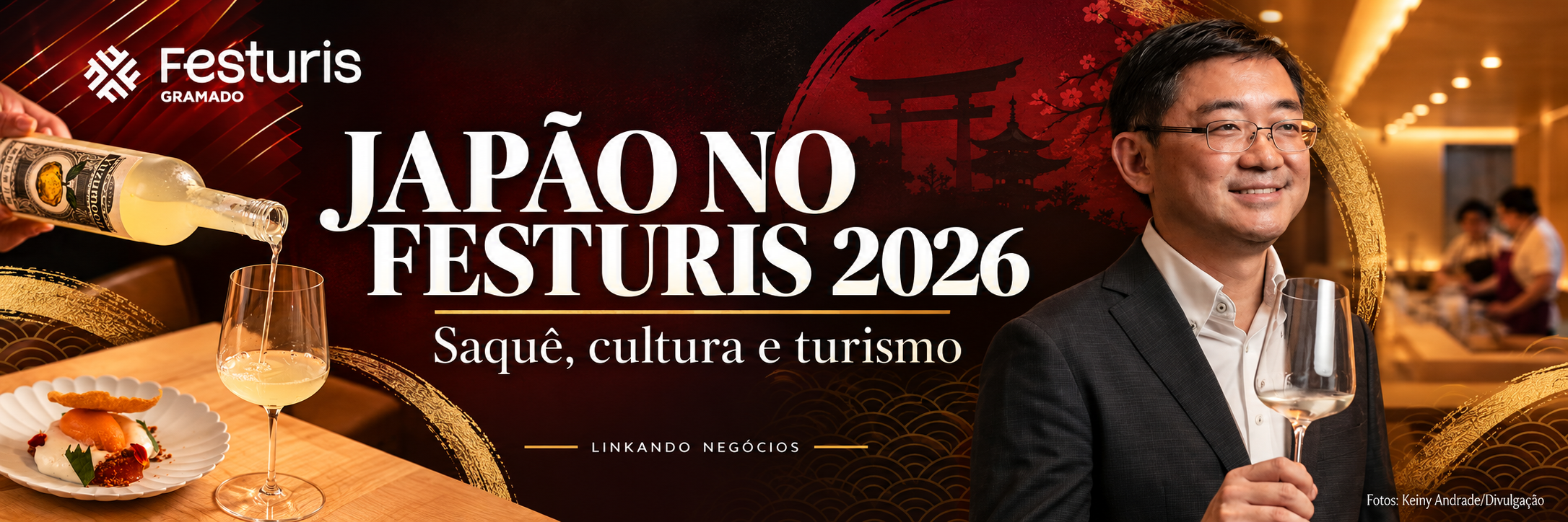 FESTURIS 2026 com saquê